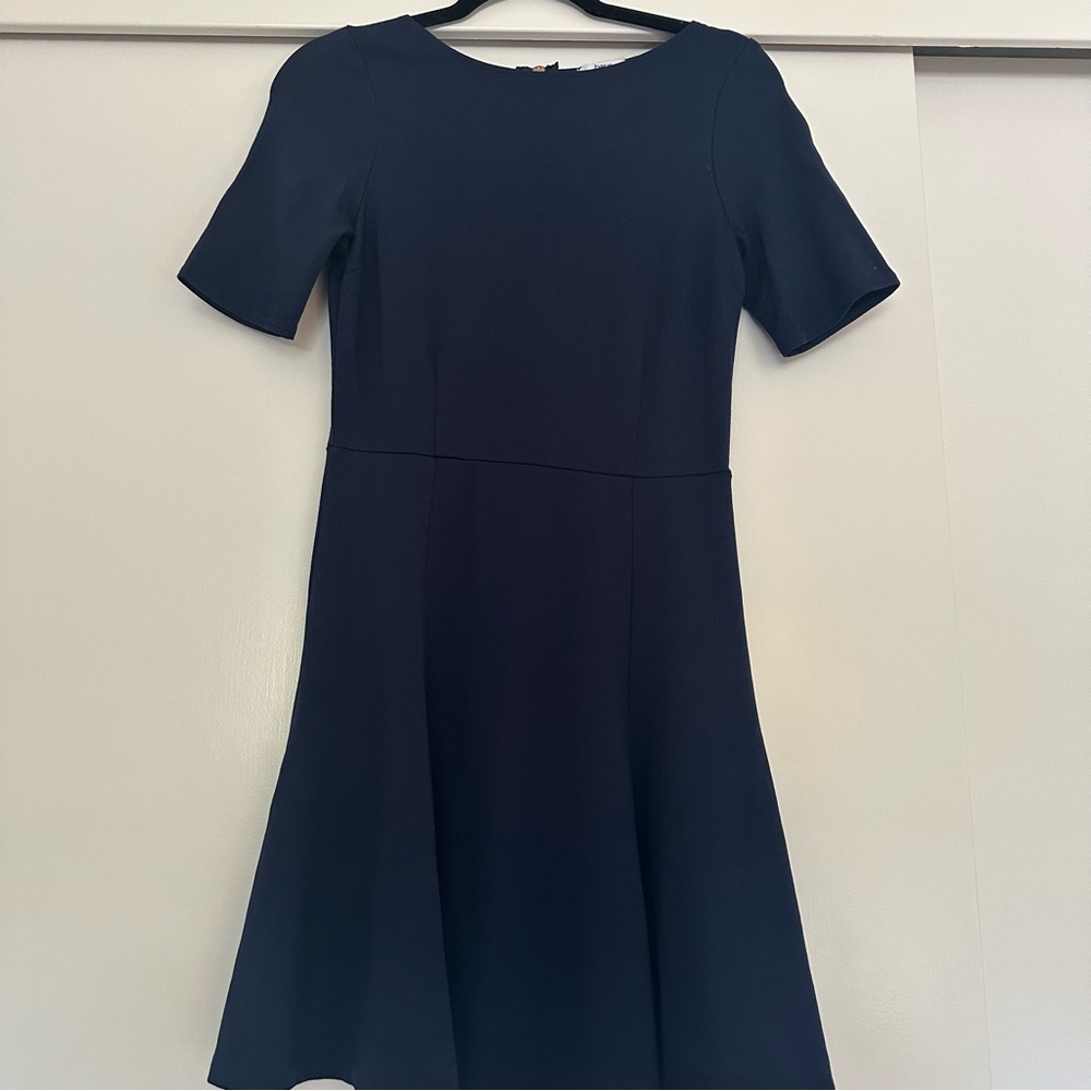 BAR III Navy Blue Mini Skater Dress‎